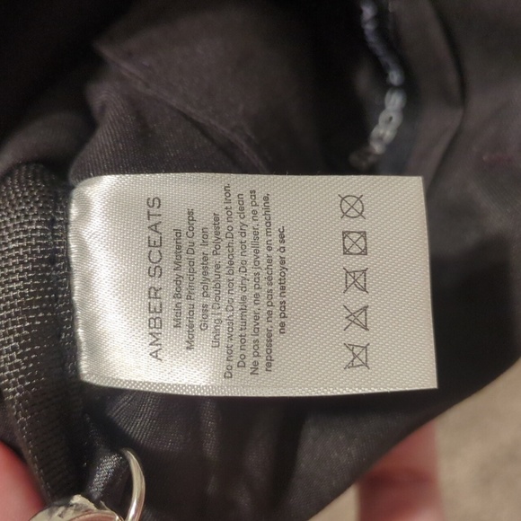 Amber Sceats Stella crystal silver rhinestone crossbody shoulder clutch bag - Picture 12 of 16